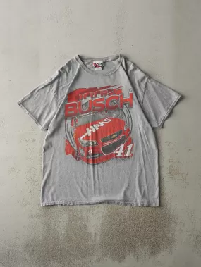 15' Grey Kurt Busch Nascar Racing Tee (M)