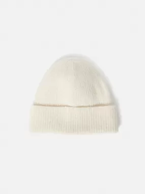 Alpaca Blend Beanie | Cream