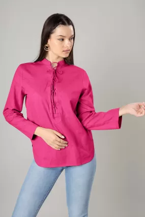 Beautiful Retro Cotton Top For Women