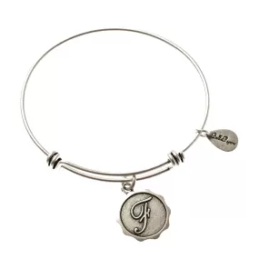 Bella Ryann Bangle Bracelet - Letter F