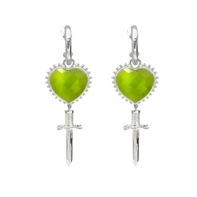 JULIET Silver Earrings | Peridot