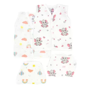 Muslin Jabla & Nappy -100% Organic Cotton, soft Langot Jabla Set (Pack of 2)