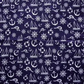 Nautical print bandana