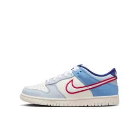 Nike Dunk Low (GS) (Sail/White/Sail/Lt Armory Blue)