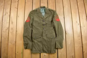 Vintage 1968 US Marine Corps Military Jacket / Button Up Jacket / US Army Green / Vintage Army / Streetwear Fashion / United States Marines