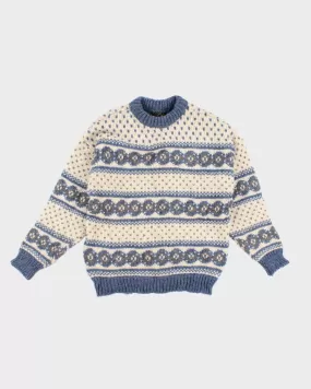 Vintage Norlander Norwegian Wool Jumper - L